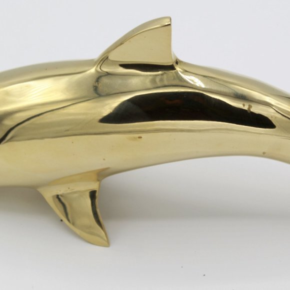 Pair of Dolphin Figurines Statue/Sculpture Beautiful Handcrafted Handmade - Picture 2 of 8